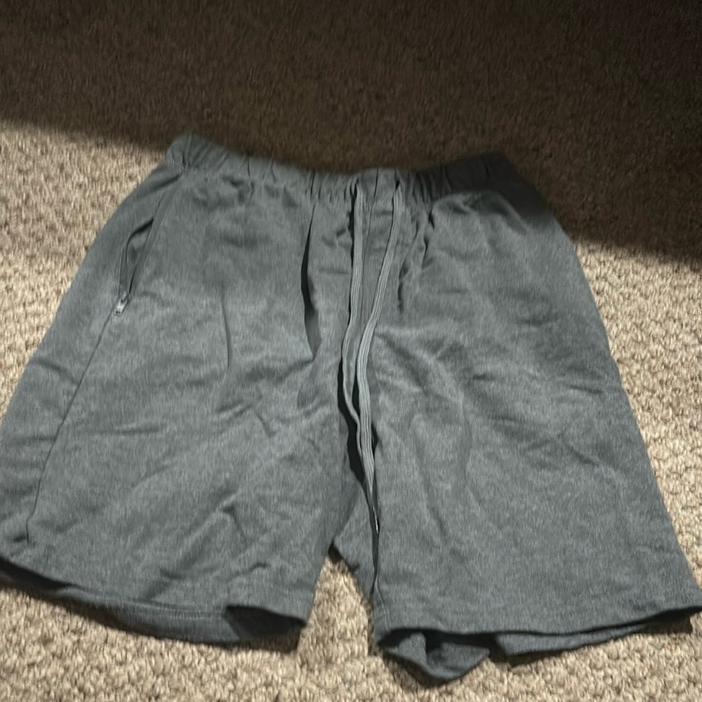 Men’s Large shorts. Gray w/ pocket on the back.